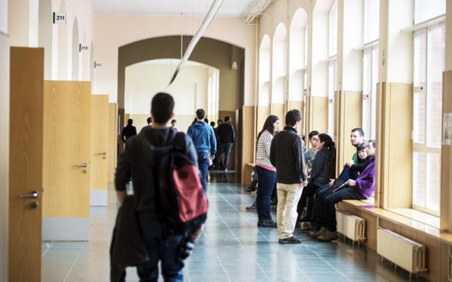 Estudiantes de la Universidad del País Vasco.