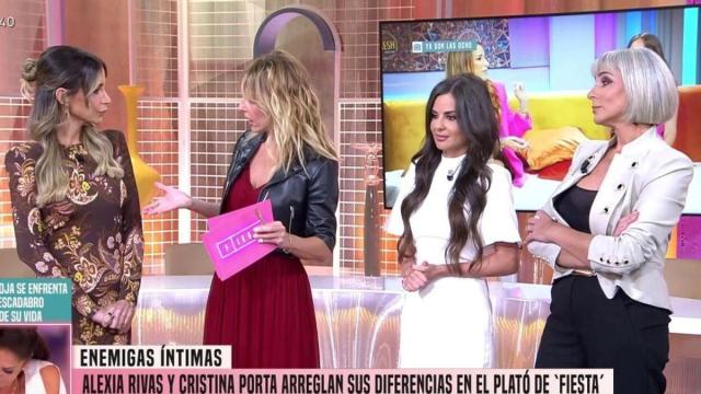 Emma García y Cristina Porta, este domingo en 'Fiesta' de Telecinco