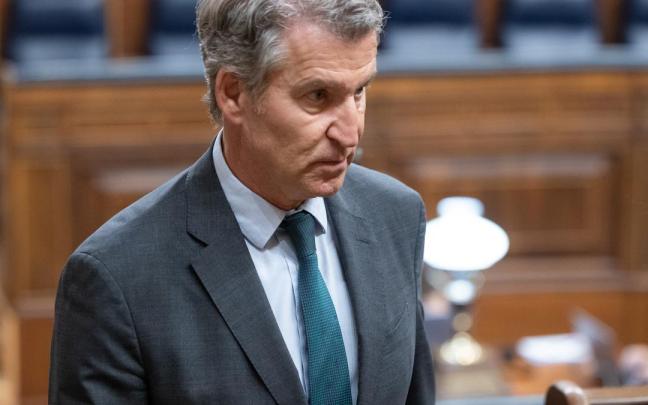 El presidente del Partido Popular, Alberto Nuñez Feijóo.