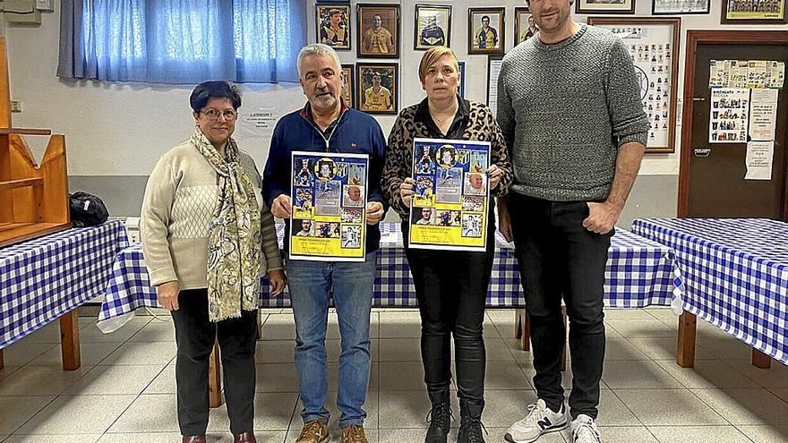 Esther de Pablo, Paco Martín, Ana Etxebeste y Gurutz Aginagalde, ayer durante la presentación. | FOTO: N.G.