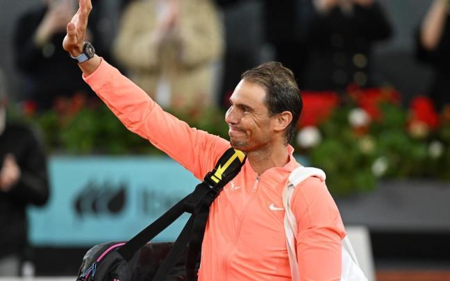 Rafa Nadal se despide del Mutua Madrid Open.