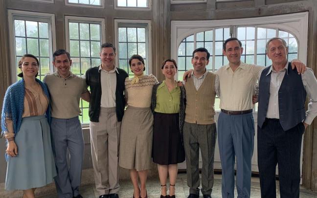 Integrantes de Ganbara y Kup Taldea, enfundados y enfundadas en el vestuario de la película, han participado en el rodaje de varias escenas.