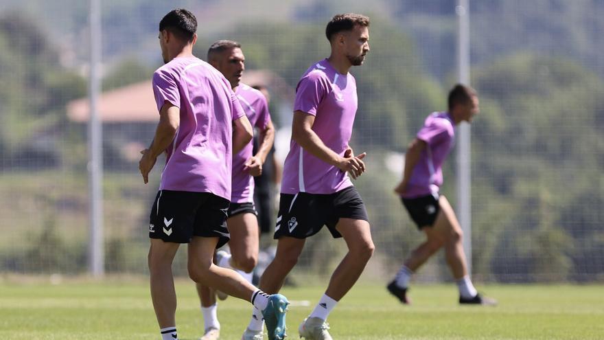 Entrenamiento de los jugadores del Eibar en Areitio. Javier Colmenero