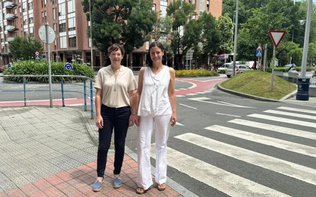 Sara Oceja y Mireia Elkoroiribe