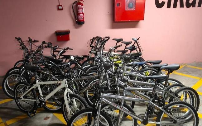 Se han donado una veintena de bicicletas
