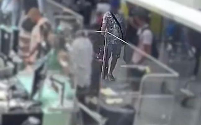 Momento en el que se produce el robo.