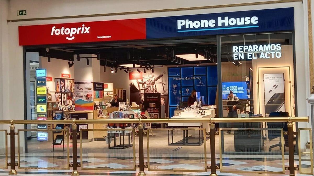 Imagen de archivo de una tienda Phone House en España