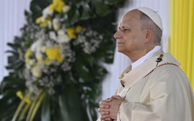 Imagen de archivo del Papa León XIV