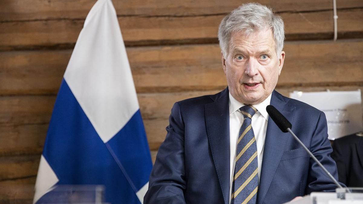 El presidente de Finlandia, Sauli Niinisto