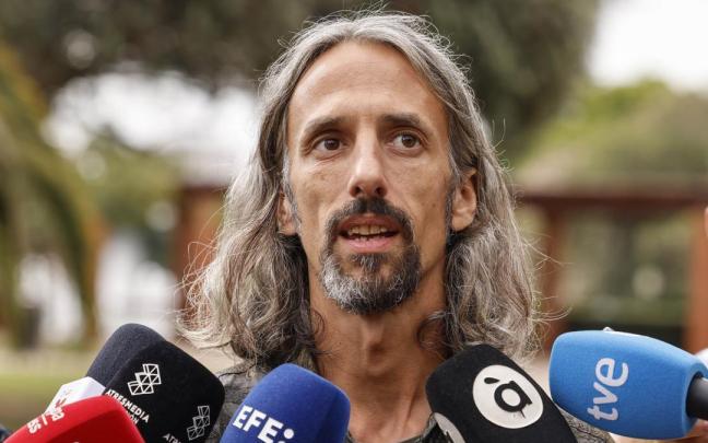 El diputado de Compromís, Juan Bordera, llega a Valencia después de ser detenido por Israel por intentar llegar a la Franja con ayuda humanitaria