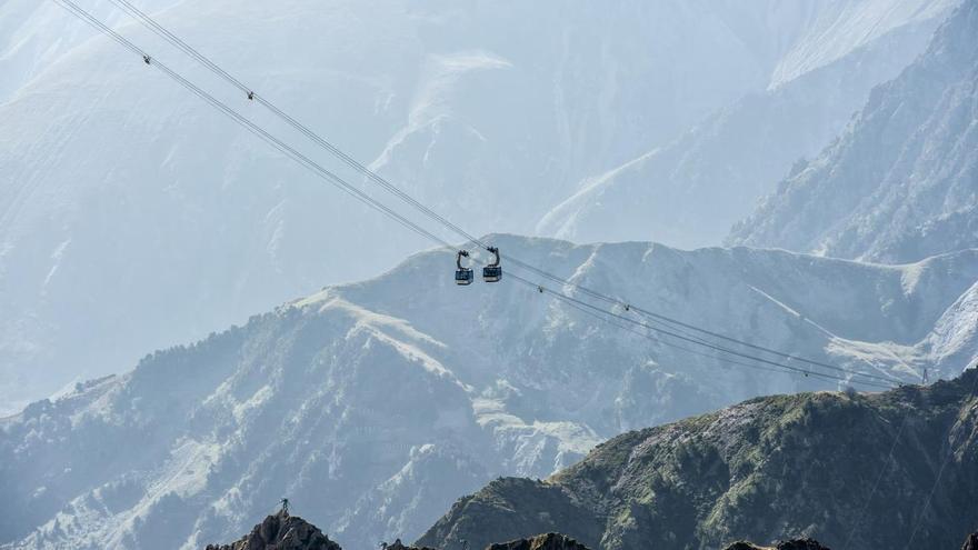 El espectacular teleférico.