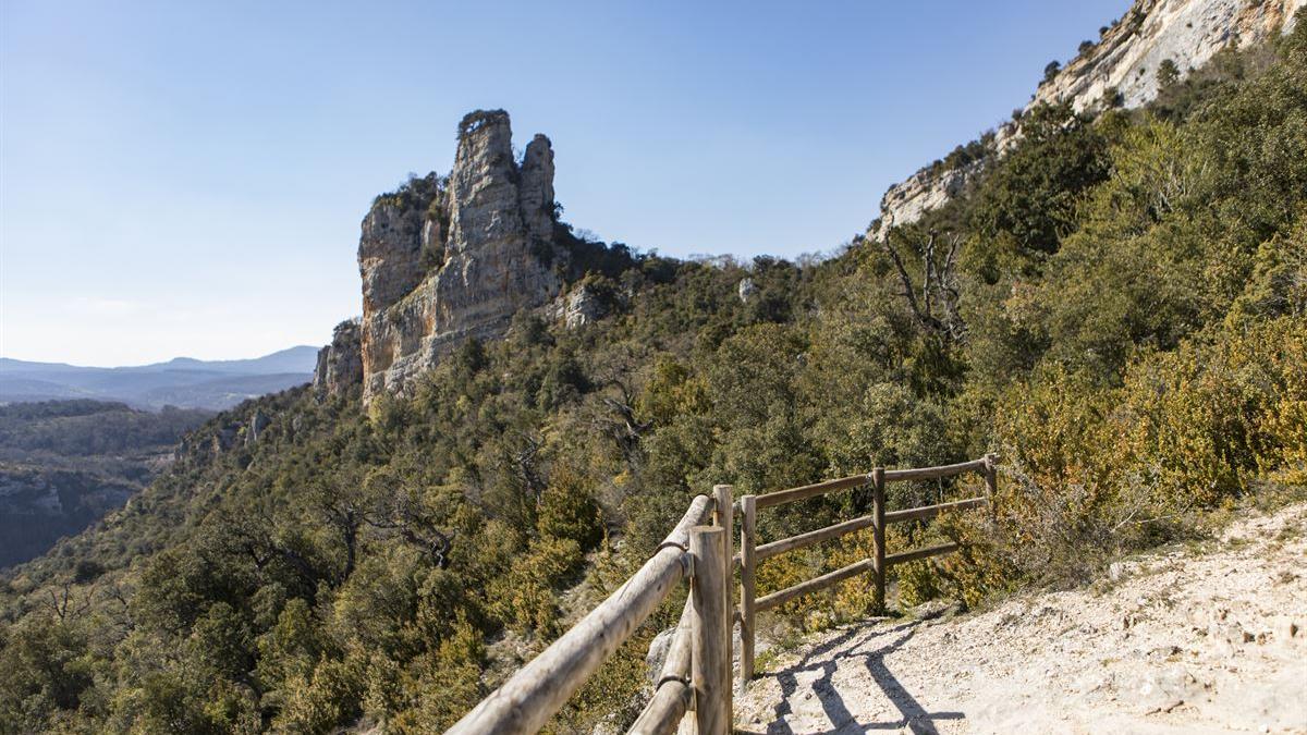 Los restos del antiguo castillo de Korres