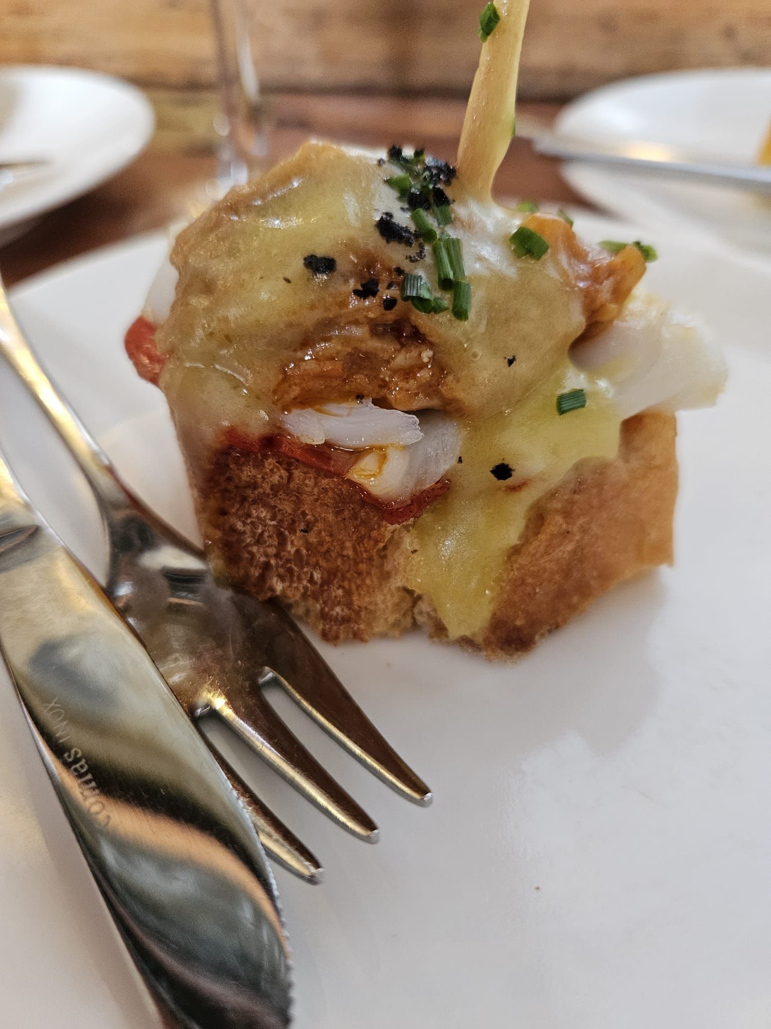 El bacalao es un producto básico en los pntxos.