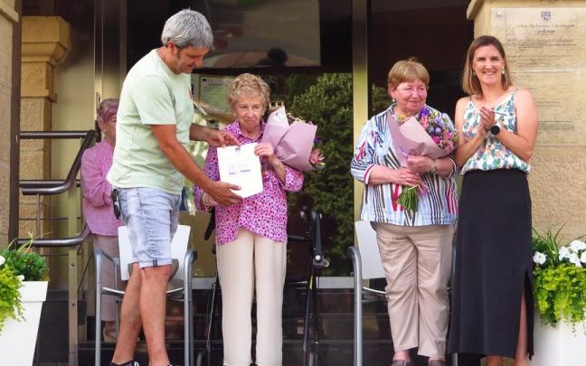 Homenaje en Idiazabal a las primeras mujeres en participar en la peregrinación a San Adrián