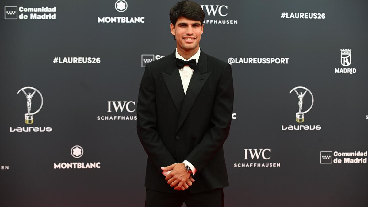Alcaraz, en los premios Laureus.