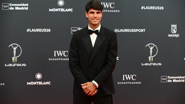 Alcaraz, en los premios Laureus.