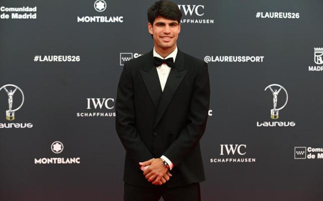 Alcaraz, en los premios Laureus.