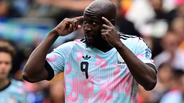 El jugador de la selección belga, Romelu Lukaku.