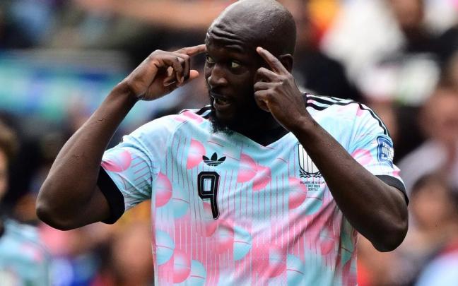 El jugador de la selección belga, Romelu Lukaku.
