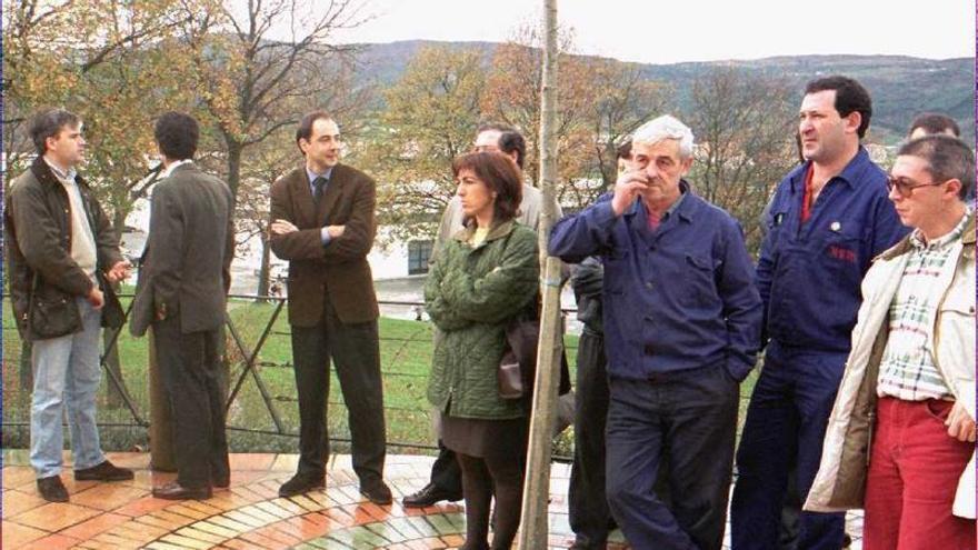 Una concentración por la liberación de Cosme Delclaux, Parque tecnológico de Zamudio.