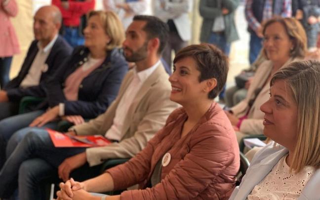 La ministra de Vivienda, Isabel Rodríguez, en un acto político el pasado martes en Llanes.