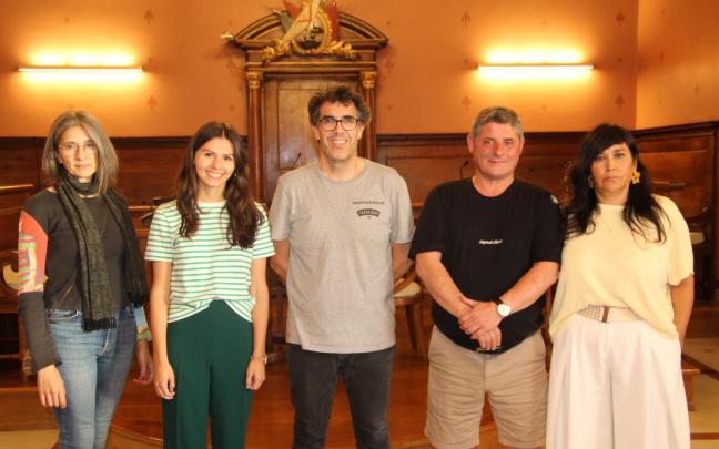 Ediles del grupo municipal del PNV de Oñati.
