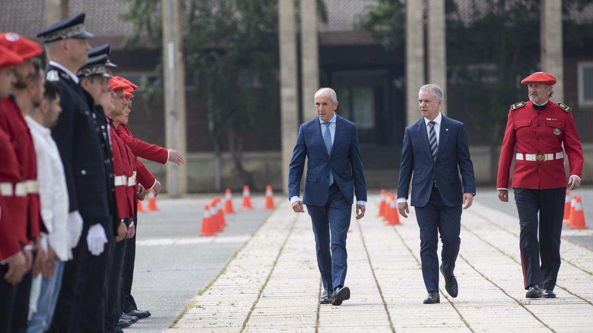 El lehendakari en un acto anterior en Arkaute.