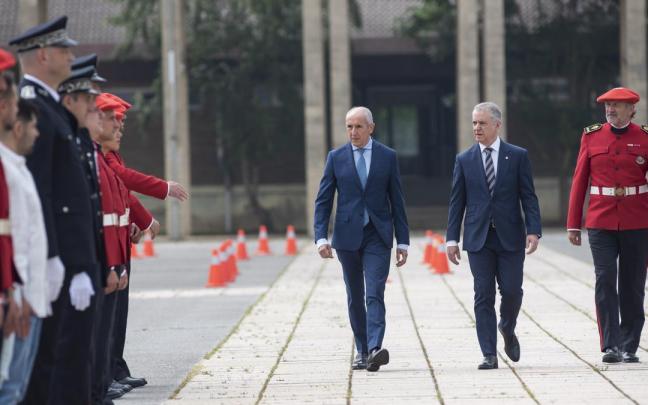 El lehendakari en un acto anterior en Arkaute.