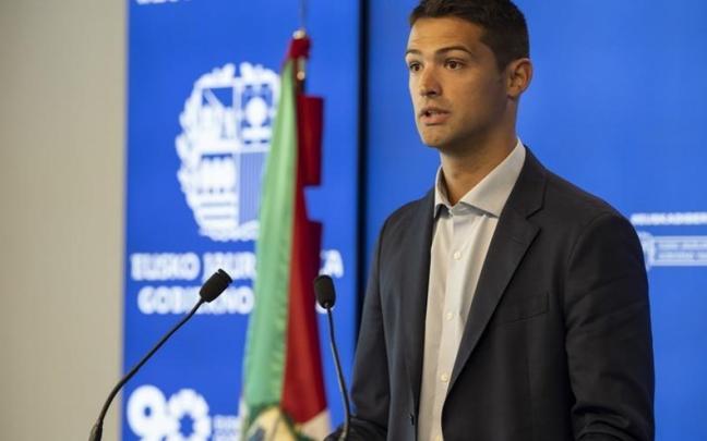 El portavoz parlamentario de EAJ/PNV, Joseba Díez Antxustegi.