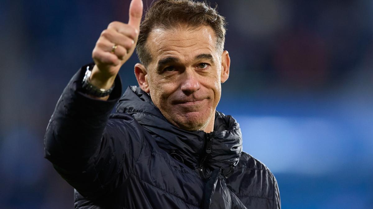 Luis Garcia Plaza, durante su etapa en el Alavés.