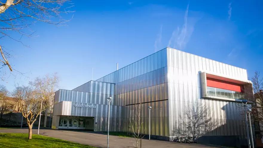 Foto del frontón Uranzu, donde se celebrará el encuentro organizado por el Club Mayumi.