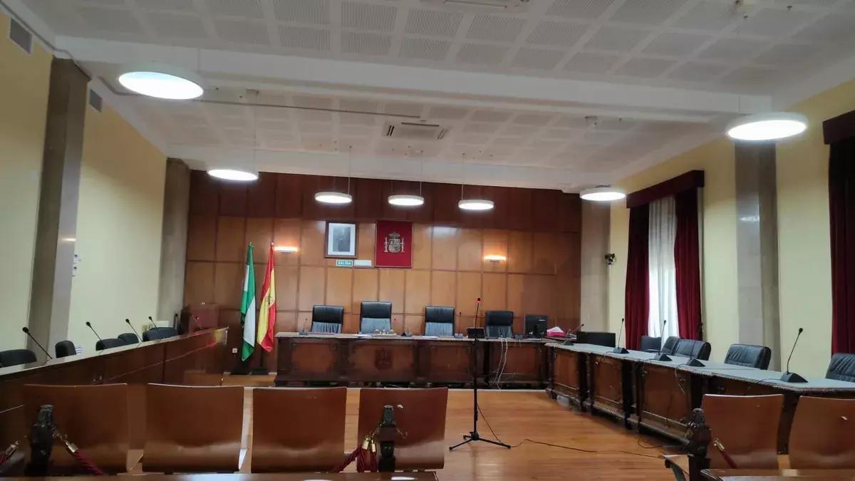 El juicio se celebró en la sala de vistas de la Audiencia de Jaén