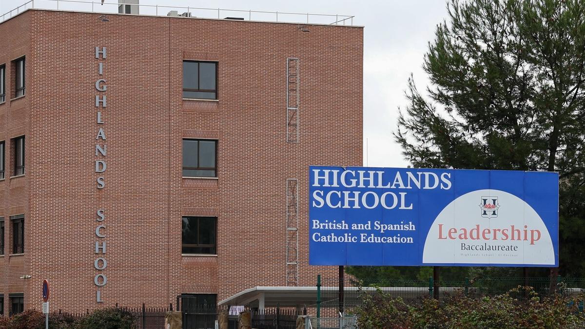 Fachada Exterior del Colegio de La Moraleja: Highland El Encinar, a 11 de marzo de 2025, en Madrid.