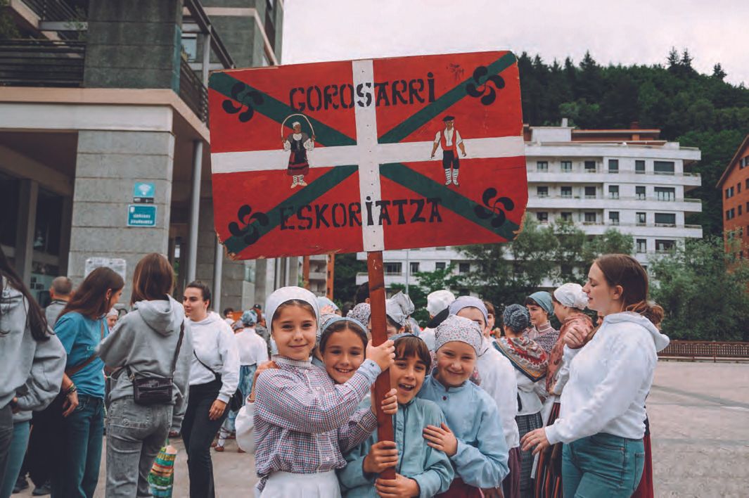 Una imagen más reciente del año pasado, en el Haur Dantzarien Eguna de Arrasate.