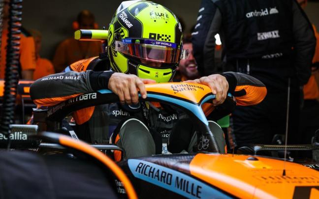 Lando Norris en su monoplaza durante un Gran Premio de Fórmula 1. / EP Lando Norris en su monoplaza durante un Gran Premio de Fórmula 1.