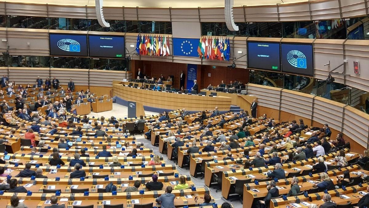 Una sesión en el Parlamento Europeo en Bruselas