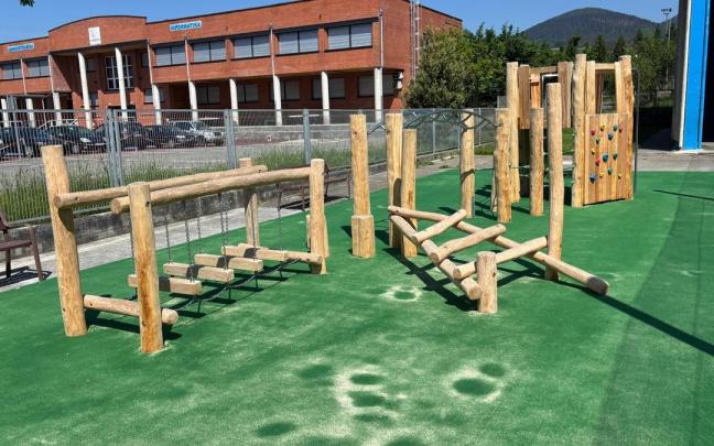Imagen del nuevo espacio recreativo de Maiztegi.