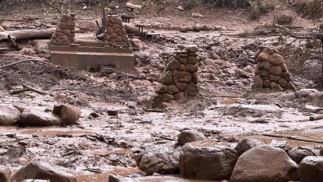 Efectos de las crecidas repentinas ocurridas en el Parque Nacional del Gran Cañón.
