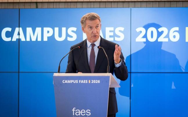 El presidente del Partido Popular, Alberto Núñez Feijóo.
