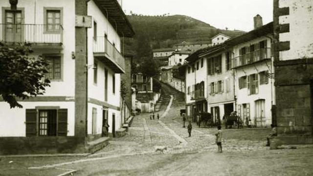 San Juan kaleko argazki zahar bat.