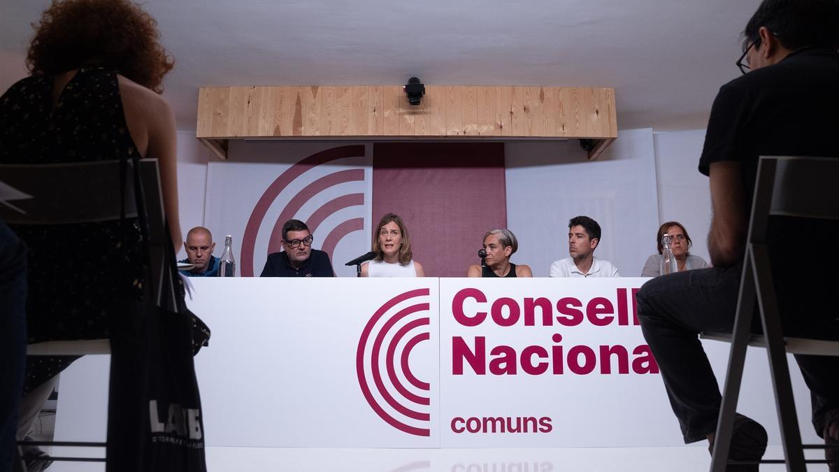 El Consell Nacional de los Comuns vota un preacuerdo de investidura con el PSC