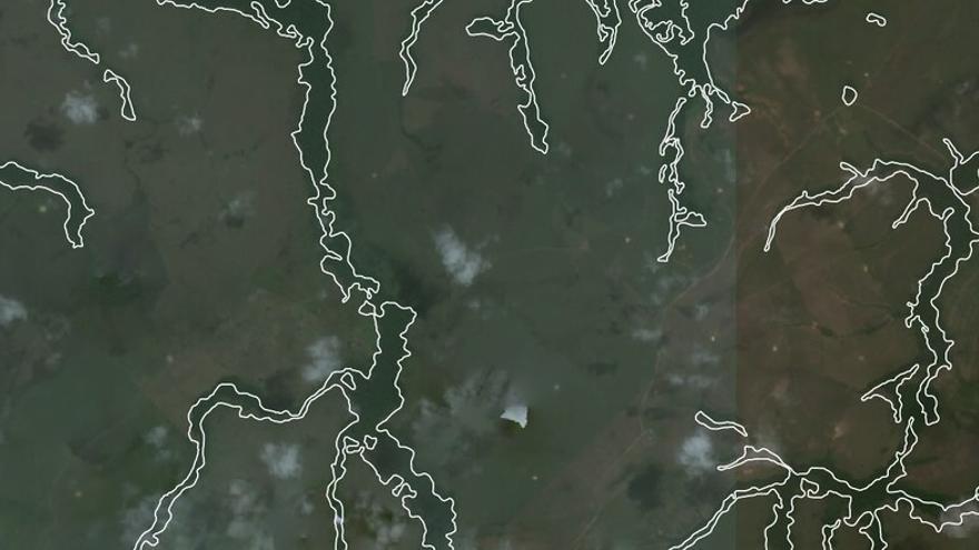 Imagen satelital del proyecto Guacamaya.