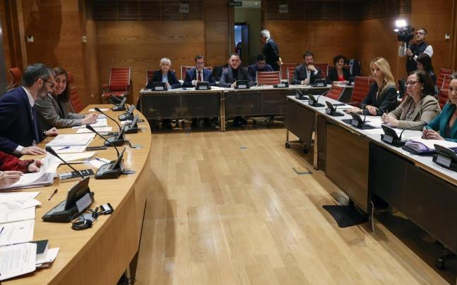 Vista general de una de las reuniones de la Comisión de Justicia del Congreso de los Diputados.