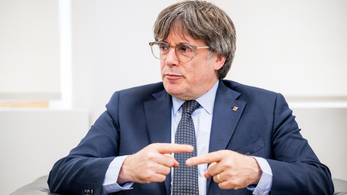 El presidente de Junts per Catalunya, Carles Puigdemont