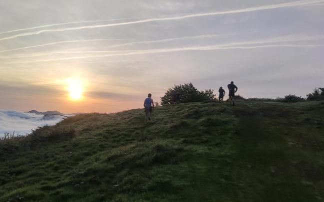 La zona de Karakate es muy transitada por los montañeros de la comarca de Debabarrena y su entorno.