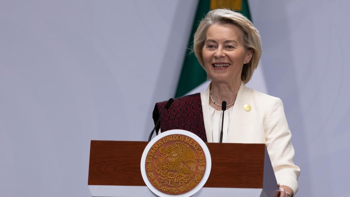 La presidenta de la Comisión Europea, Ursula von der Leyen,