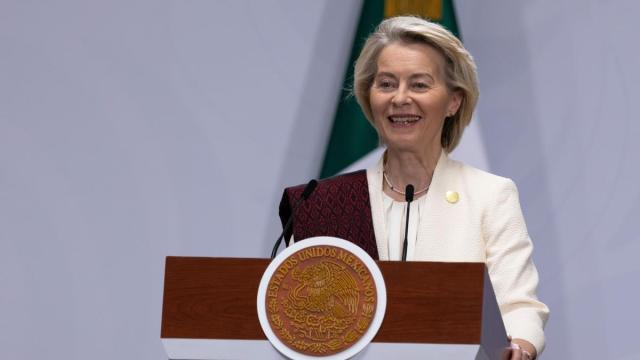 La presidenta de la Comisión Europea, Ursula von der Leyen,