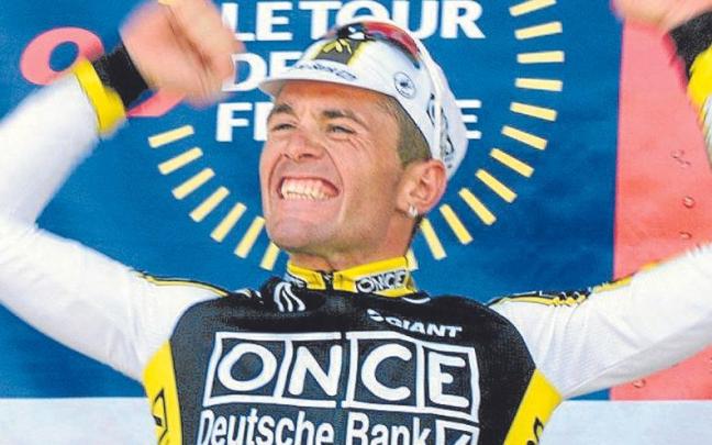 David Etxebarria festeja un triunfo