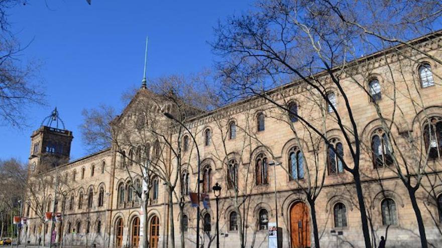 Imagen de la fachada de la Universidad de Barcelona.