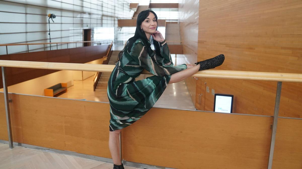 Lucía Lacarra presentando ‘Lost Letters’.